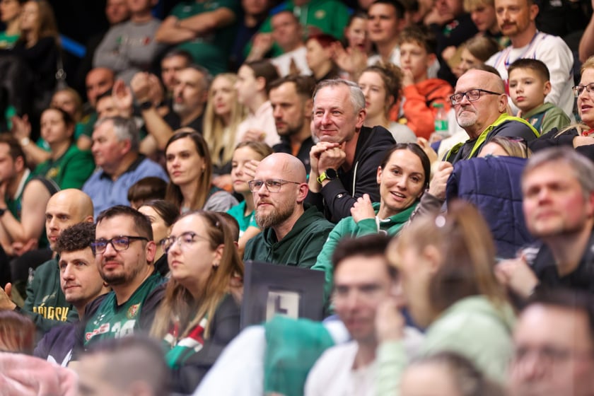 Powiększ obraz: Mecz Orlen Basket Ligi - Śląsk Wrocław - Dziki Warszawa w hali Orbita (23 grudnia 2025 r.).