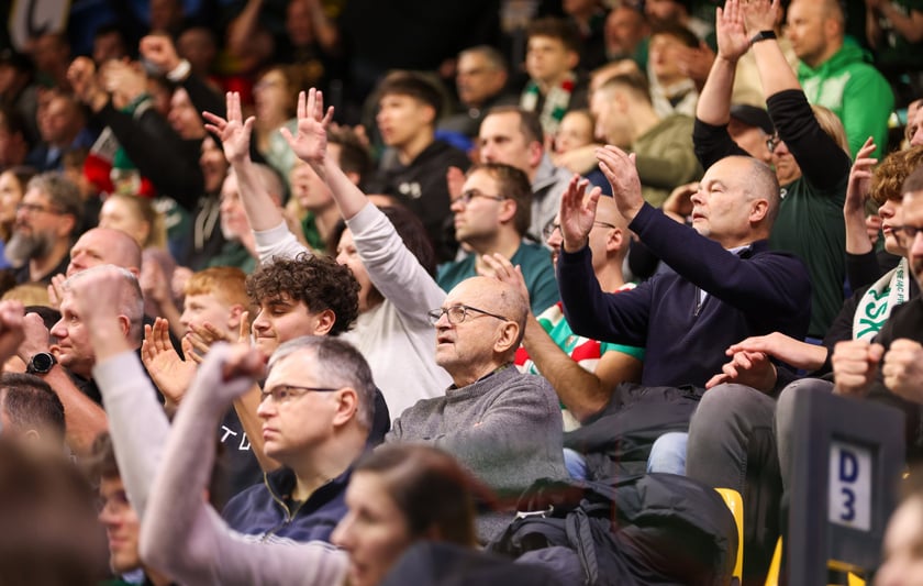 Powiększ obraz: Mecz Orlen Basket Ligi - Śląsk Wrocław - Dziki Warszawa w hali Orbita (23 grudnia 2025 r.).
