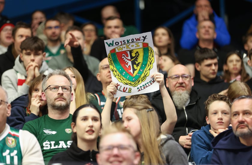 Powiększ obraz: Mecz Orlen Basket Ligi - Śląsk Wrocław - Dziki Warszawa w hali Orbita (23 grudnia 2025 r.).