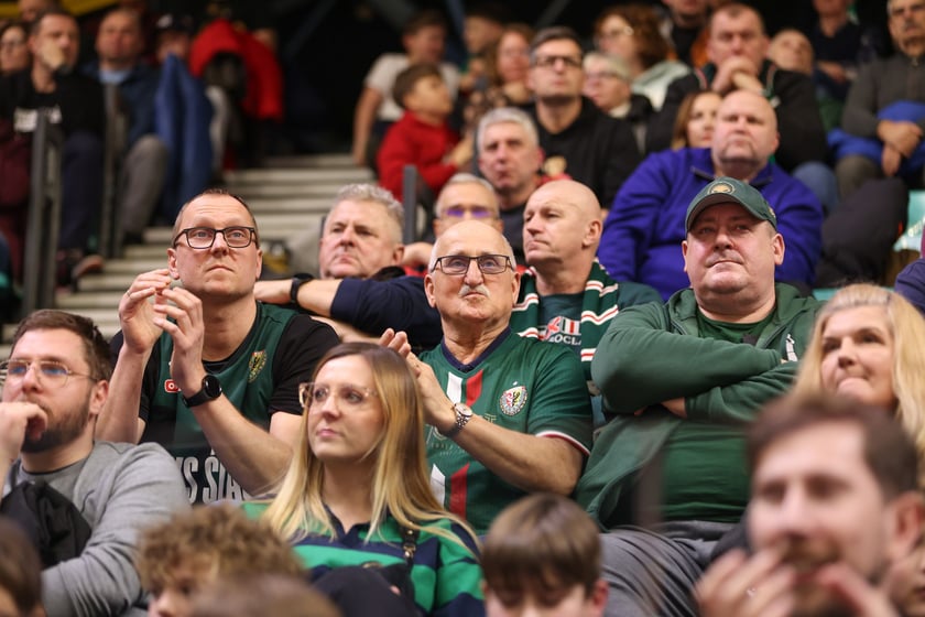 Powiększ obraz: Mecz Orlen Basket Ligi - Śląsk Wrocław - Dziki Warszawa w hali Orbita (23 grudnia 2025 r.).