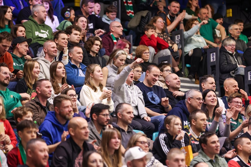Powiększ obraz: Mecz Orlen Basket Ligi - Śląsk Wrocław - Dziki Warszawa w hali Orbita (23 grudnia 2025 r.).