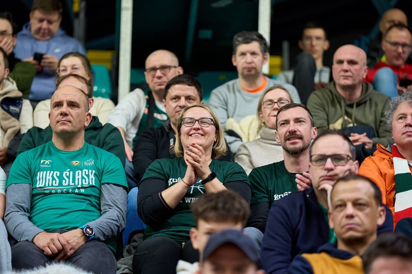 Powiększ obraz: Mecz koszykówki Śląsk Wrocław - Hapoel Midtown Jerozolima 6 stycznia w hali Orbita.