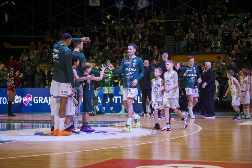 Powiększ obraz: Mecz koszykówki - Śląsk Wrocław - Miasto Szkła Krosno, 11 stycznia 2026 r.