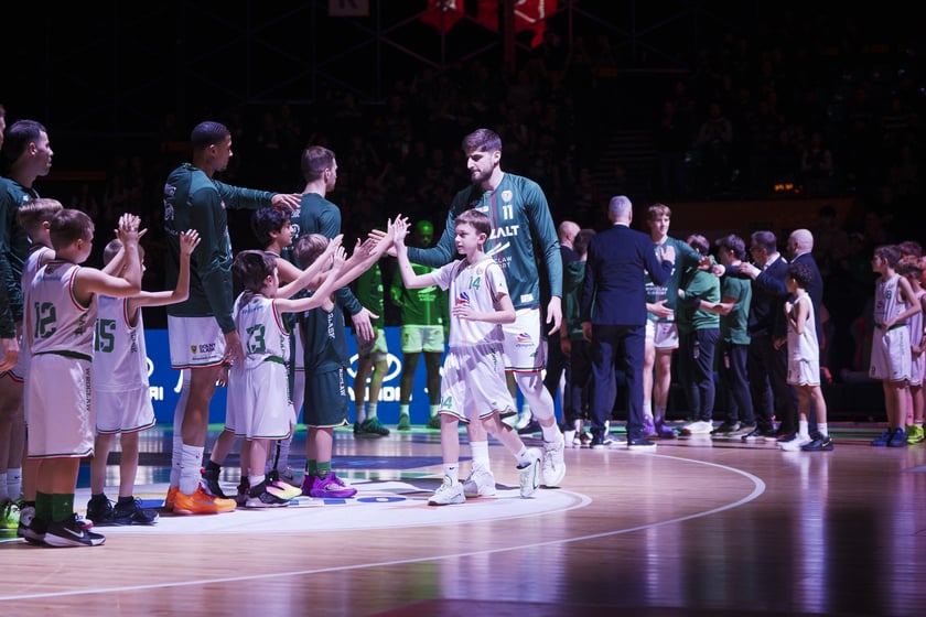 Powiększ obraz: Mecz koszykówki - Śląsk Wrocław - Miasto Szkła Krosno, 11 stycznia 2026 r.