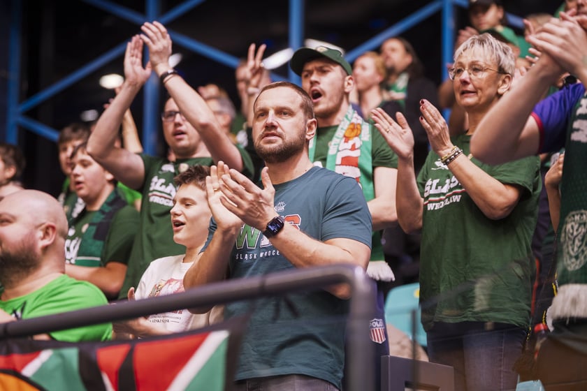 Powiększ obraz: Mecz koszykówki - Śląsk Wrocław - Miasto Szkła Krosno, 11 stycznia 2026 r.