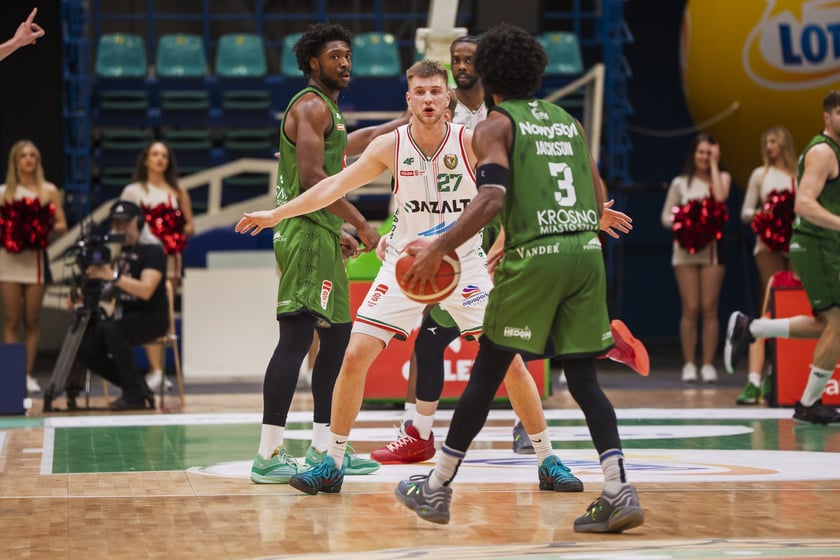 Powiększ obraz: Mecz koszykówki - Śląsk Wrocław - Miasto Szkła Krosno, 11 stycznia 2026 r.