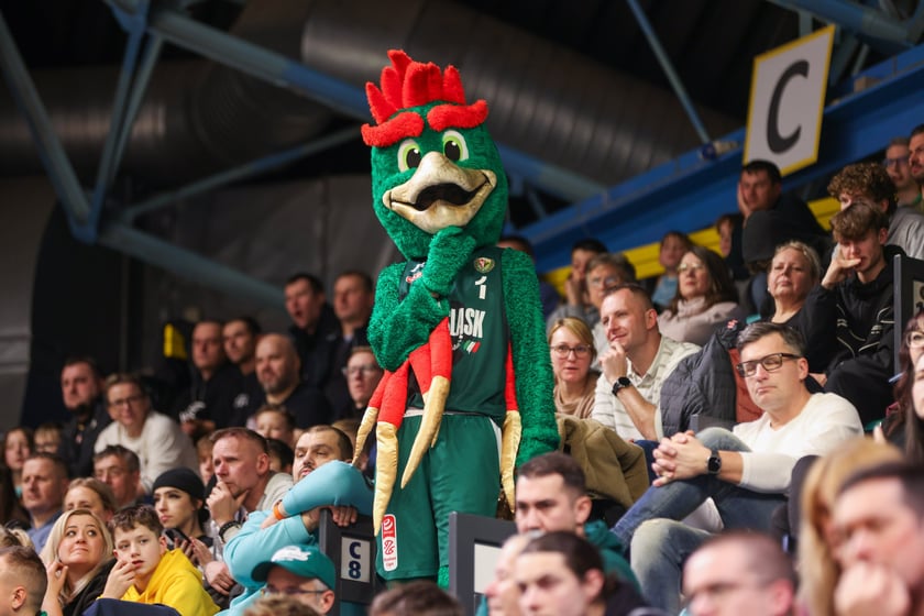 Powiększ obraz: Kibice podczas meczu Śląsk Wrocław - Cedevita Olimpija Ljubljana, 10 lutego 2026 r. w Hali Orbita.