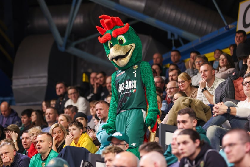 Powiększ obraz: Kibice podczas meczu Śląsk Wrocław - Cedevita Olimpija Ljubljana, 10 lutego 2026 r. w Hali Orbita.