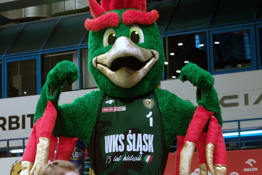 Powiększ obraz: Mecz koszykówki Śląsk Wrocław - MKS Dąbrowa Górnicza w hali Orbita, 5 marca 2026 r.