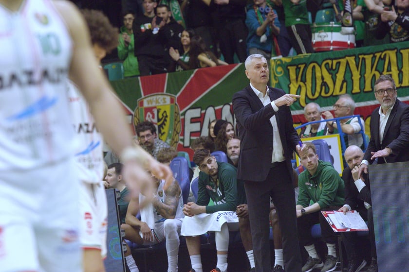 Powiększ obraz: Mecz koszykówki Śląsk Wrocław - MKS Dąbrowa Górnicza w hali Orbita, 5 marca 2026 r.