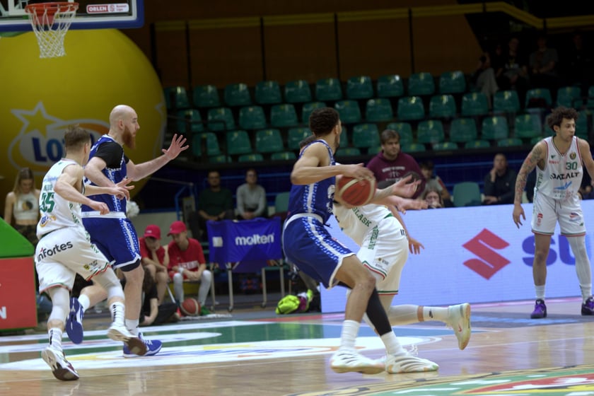 Powiększ obraz: Mecz koszykówki Śląsk Wrocław - MKS Dąbrowa Górnicza w hali Orbita, 5 marca 2026 r.