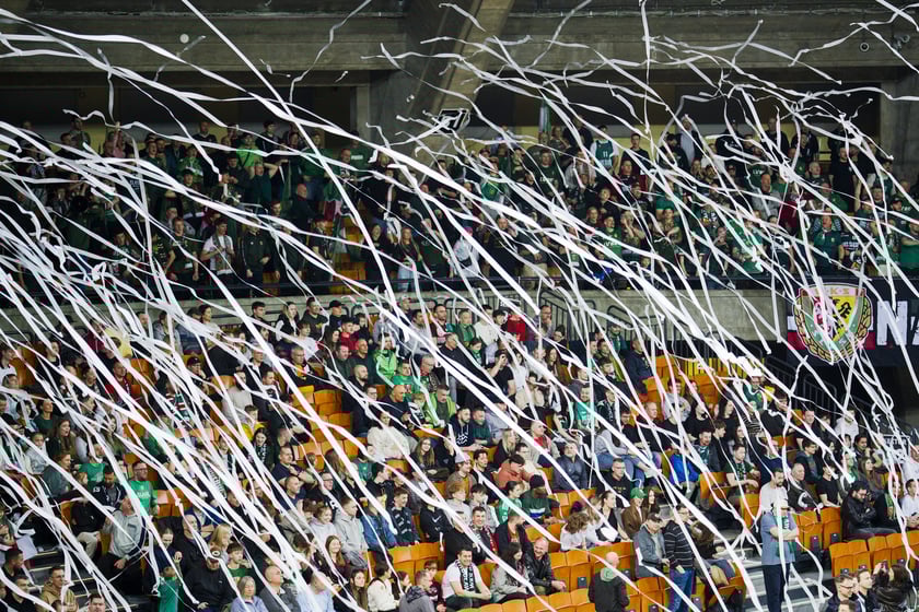 Powiększ obraz: Mecz koszykówki Śląsk Wrocław - Górnik Wałbrzych w Hali Stulecia 10 marca 2026 r.