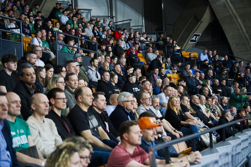 Powiększ obraz: Mecz koszykówki Śląsk Wrocław - Górnik Wałbrzych w Hali Stulecia 10 marca 2026 r.