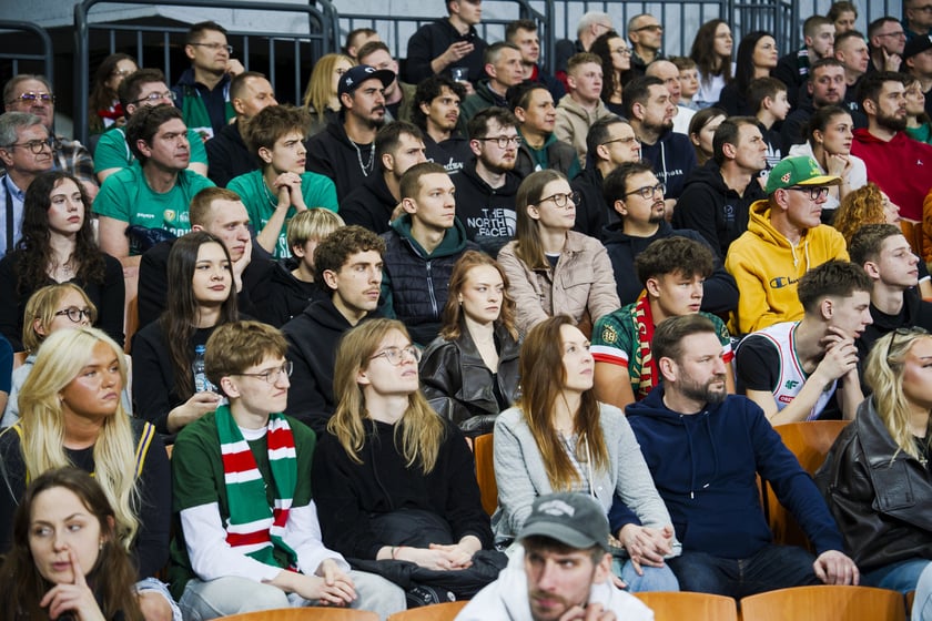 Powiększ obraz: Mecz koszykówki Śląsk Wrocław - Górnik Wałbrzych w Hali Stulecia 10 marca 2026 r.