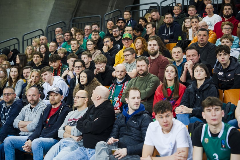 Powiększ obraz: Mecz koszykówki Śląsk Wrocław - Górnik Wałbrzych w Hali Stulecia 10 marca 2026 r.