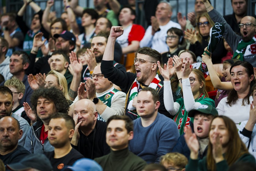 Powiększ obraz: Mecz koszykówki Śląsk Wrocław - Górnik Wałbrzych w Hali Stulecia 10 marca 2026 r.