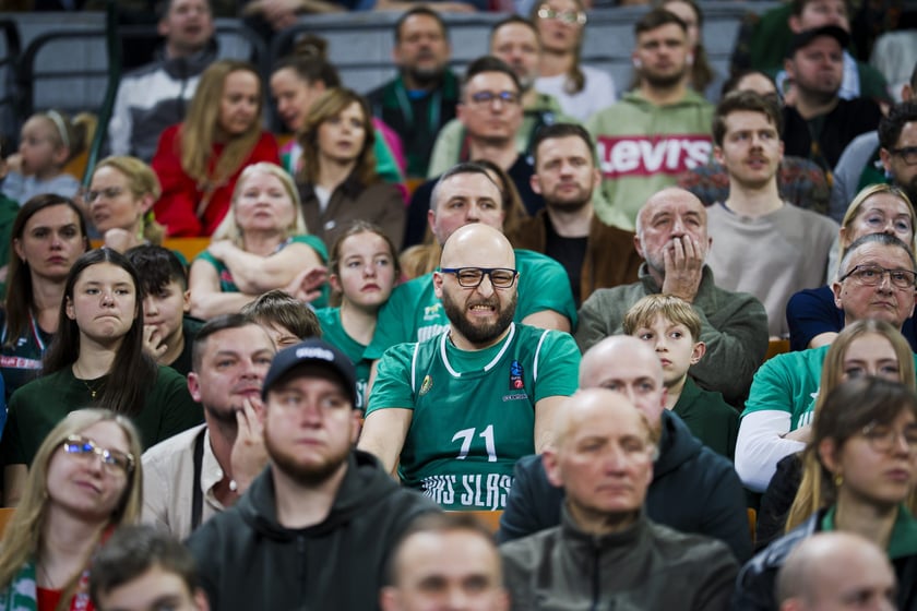 Powiększ obraz: Mecz koszykówki Śląsk Wrocław - Górnik Wałbrzych w Hali Stulecia 10 marca 2026 r.