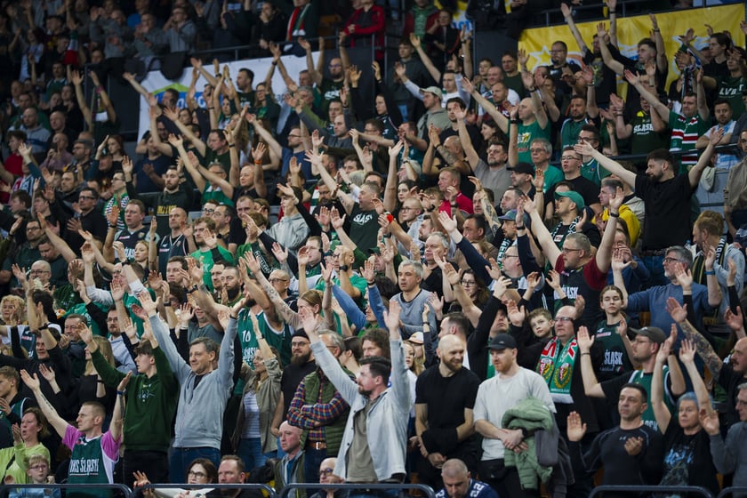 Powiększ obraz: Mecz koszykówki Śląsk Wrocław - Górnik Wałbrzych w Hali Stulecia 10 marca 2026 r.