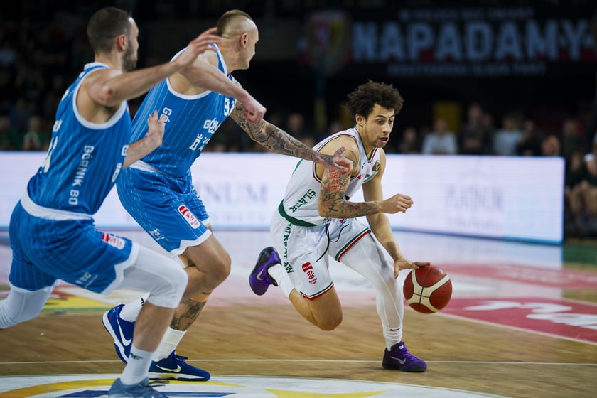 Powiększ obraz: Mecz koszykówki Śląsk Wrocław - Górnik Wałbrzych w Hali Stulecia 10 marca 2026 r.