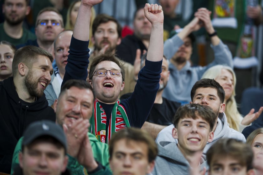 Powiększ obraz: Mecz koszykówki Śląsk Wrocław - Górnik Wałbrzych w Hali Stulecia 10 marca 2026 r.