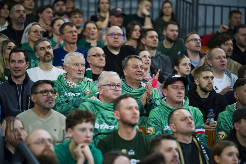 Powiększ obraz: Mecz koszykówki Śląsk Wrocław - Górnik Wałbrzych w Hali Stulecia 10 marca 2026 r.