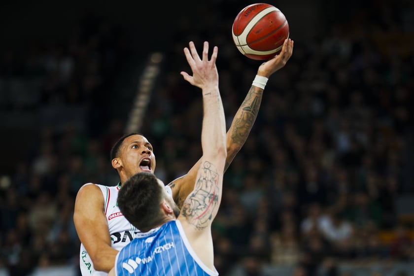 Powiększ obraz: Mecz koszykówki Śląsk Wrocław - Górnik Wałbrzych w Hali Stulecia 10 marca 2026 r.