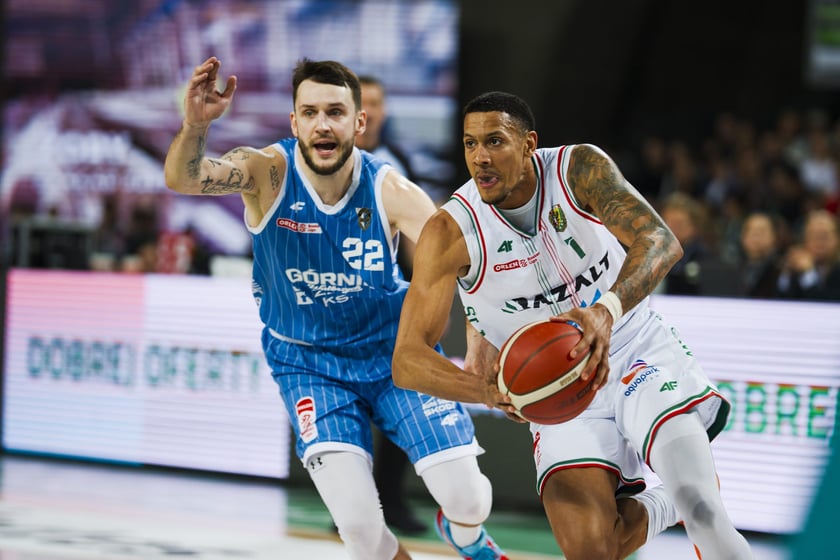 Powiększ obraz: Mecz koszykówki Śląsk Wrocław - Górnik Wałbrzych w Hali Stulecia 10 marca 2026 r.