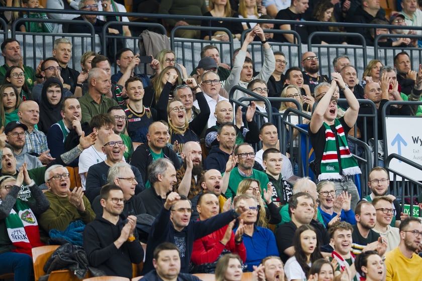 Powiększ obraz: Mecz koszykówki Śląsk Wrocław - Górnik Wałbrzych w Hali Stulecia 10 marca 2026 r.