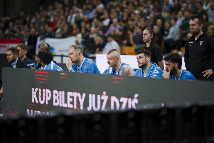 Powiększ obraz: Mecz koszykówki Śląsk Wrocław - Górnik Wałbrzych w Hali Stulecia 10 marca 2026 r.