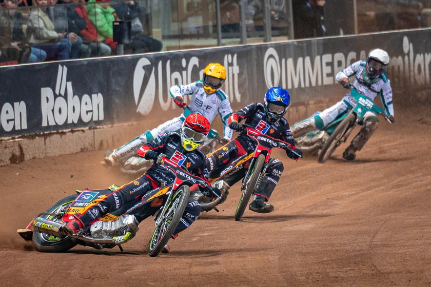 Powiększ obraz: Spotkanie  PGE Ekstraligi  żużla - Sparta Wrocław - Falubaz Zielona Góra - 10 kwietnia 2026 r. we Wrocławiu.