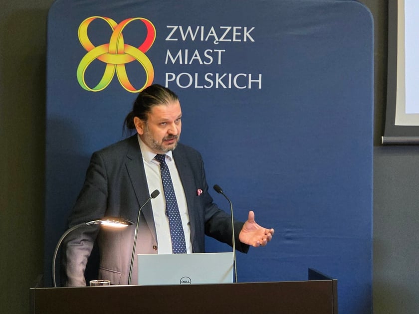 Inauguracyjne posiedzenia Komisji Gospodarowania Nieruchomościami ZMP. Wrocław, 28.05.2025. Na zdjęciu Grzegorz Kubaszewski