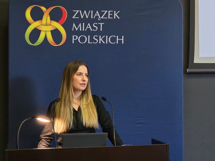Inauguracyjne posiedzenia Komisji Gospodarowania Nieruchomościami ZMP. Wrocław, 28.05.2025. Na zdjęciu Monika Drobyszewska