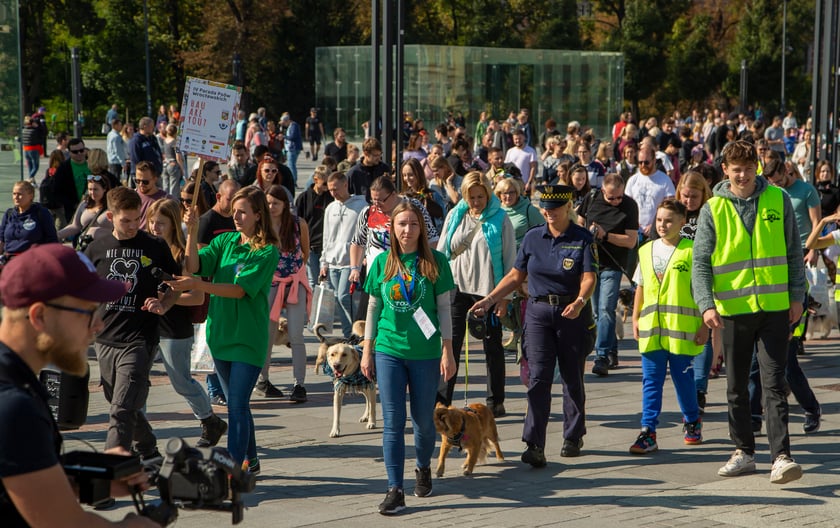 Parada psów przeszła dzisiaj (25 września) ulicami Wrocławia