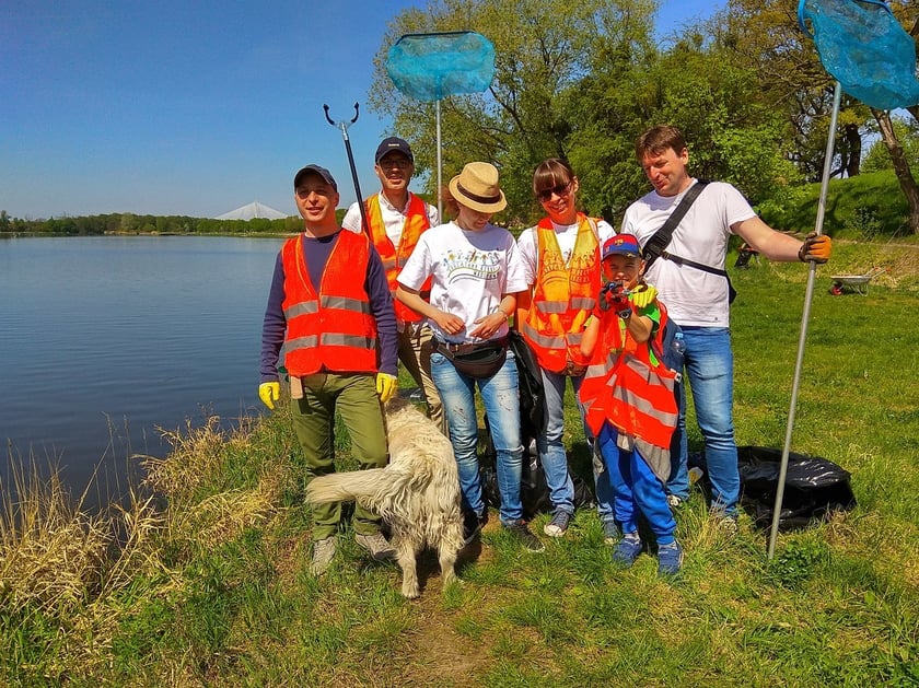 sprzątanie Odry
