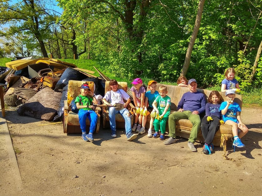 sprzątanie Odry