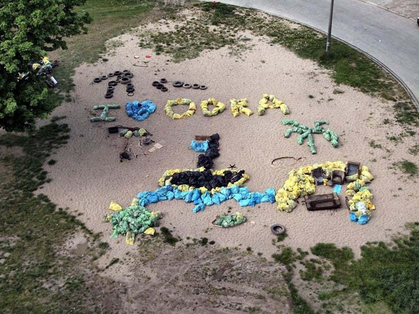 sprzątanie Odry