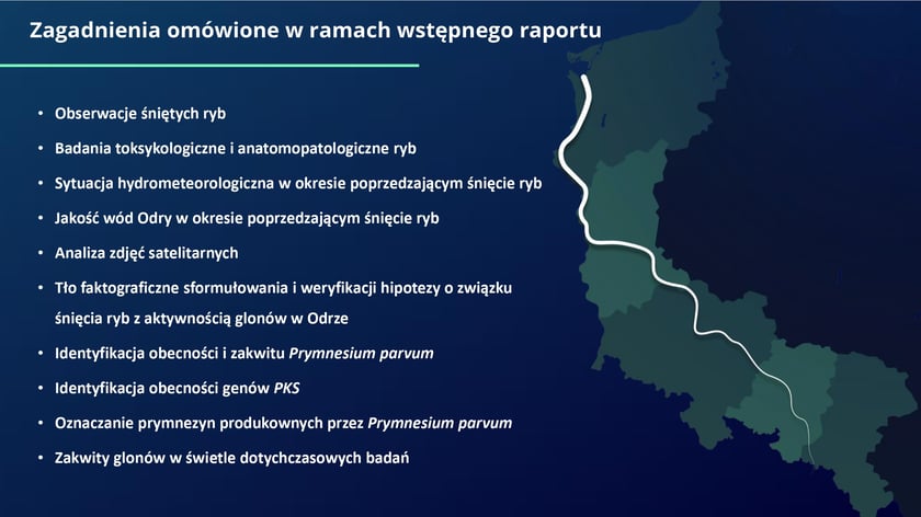 raport w sprawie katastrofy ekologicznej na Odrze