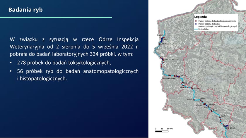 raport w sprawie katastrofy ekologicznej na Odrze