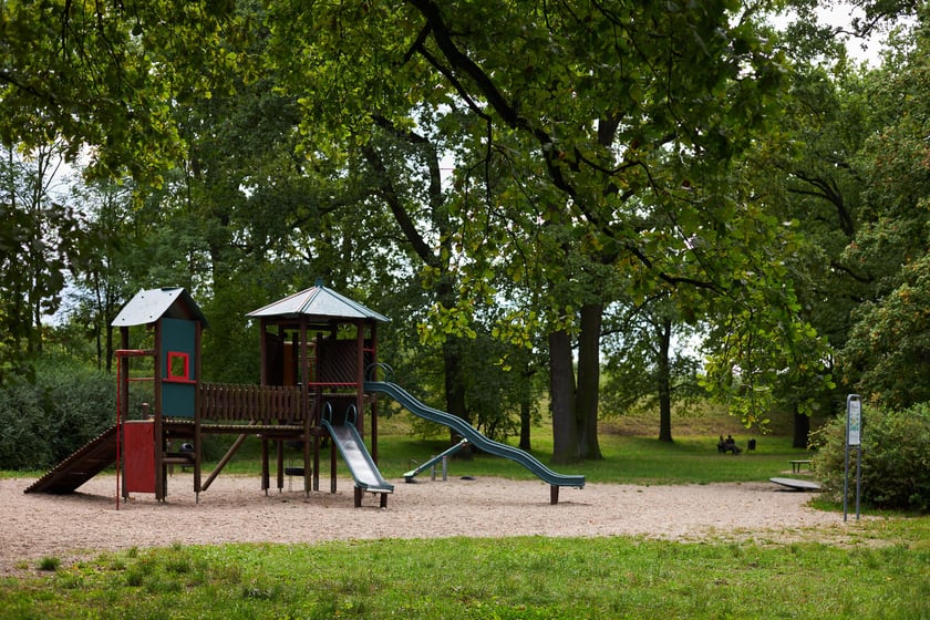 najczęściej park Biskupiński, inaczej zwany Nadodrzańskim