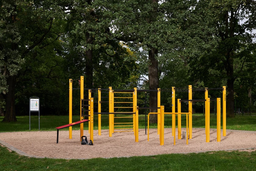 najczęściej park Biskupiński, inaczej zwany Nadodrzańskim