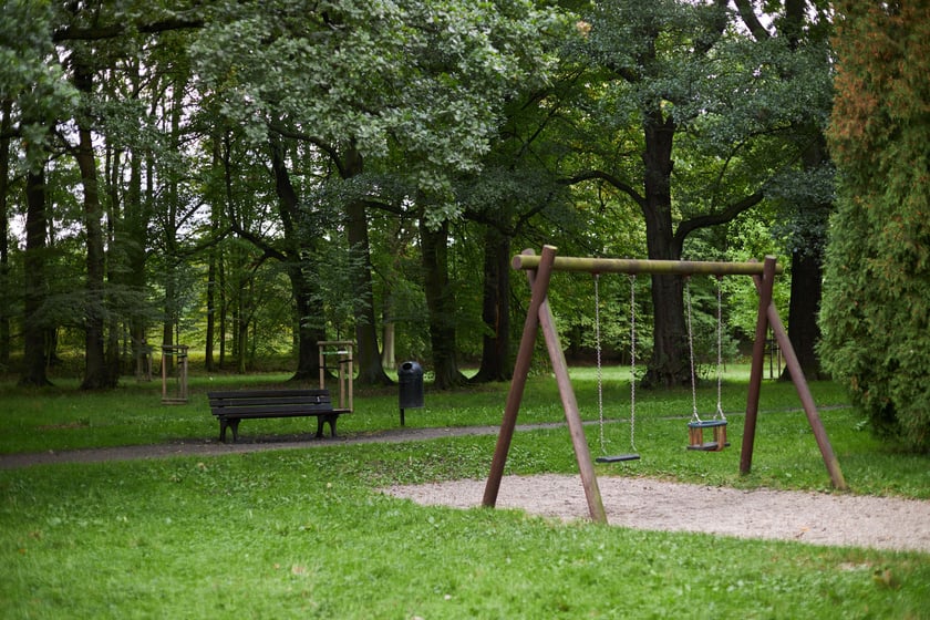 najczęściej park Biskupiński, inaczej zwany Nadodrzańskim