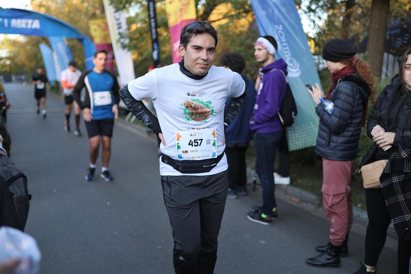 Na zdjęciu uczestnicy Wild Run 2022 w Zoo Wrocław