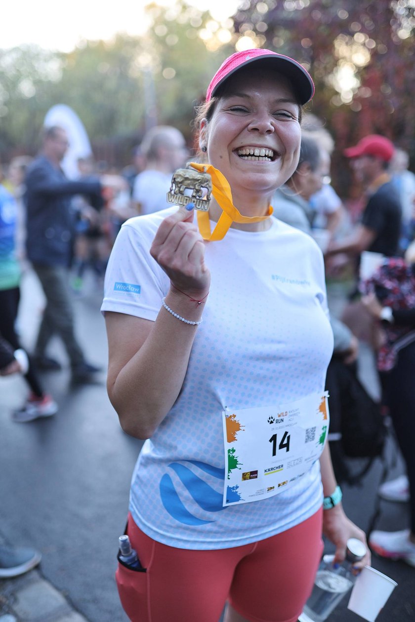 Na zdjęciu uczestnicy Wild Run 2022 w Zoo Wrocław