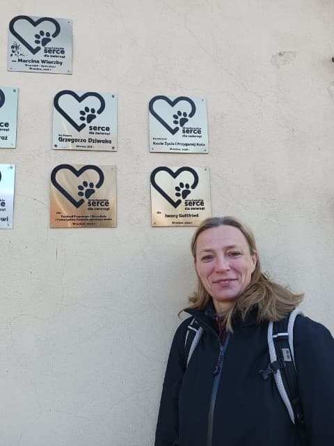 Badaczka nietoperzy, laureatka miejskiego odznaczenia Wrocławskie Serce dla Zwierząt 2022
