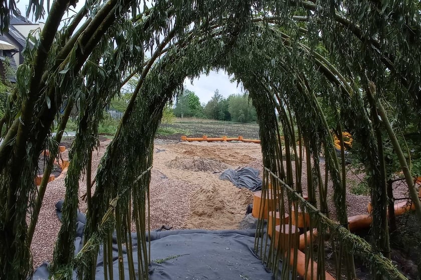 Na Muchoborze Wielkim przy ul. Kunickiego powstaje nowy park kieszonkowy