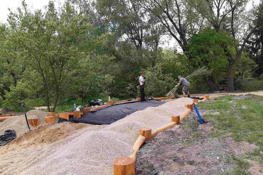 Na Muchoborze Wielkim przy ul. Kunickiego powstaje nowy park kieszonkowy