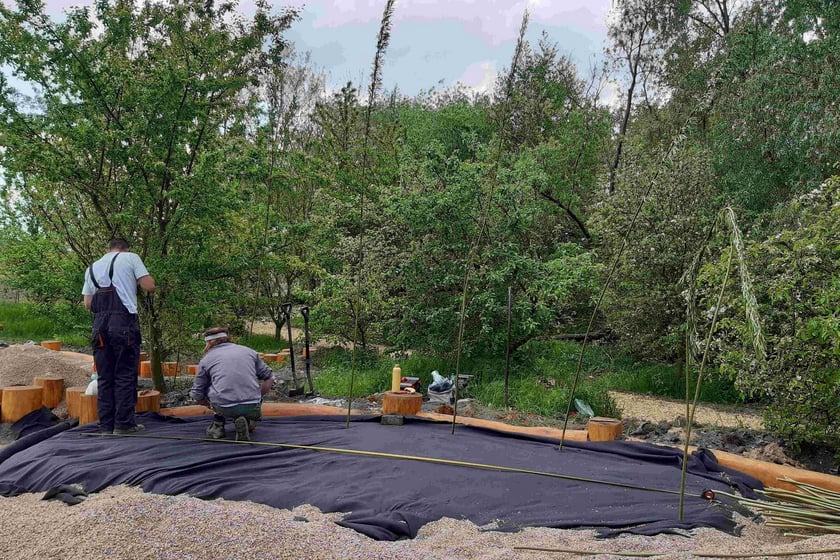 Na Muchoborze Wielkim przy ul. Kunickiego powstaje nowy park kieszonkowy
