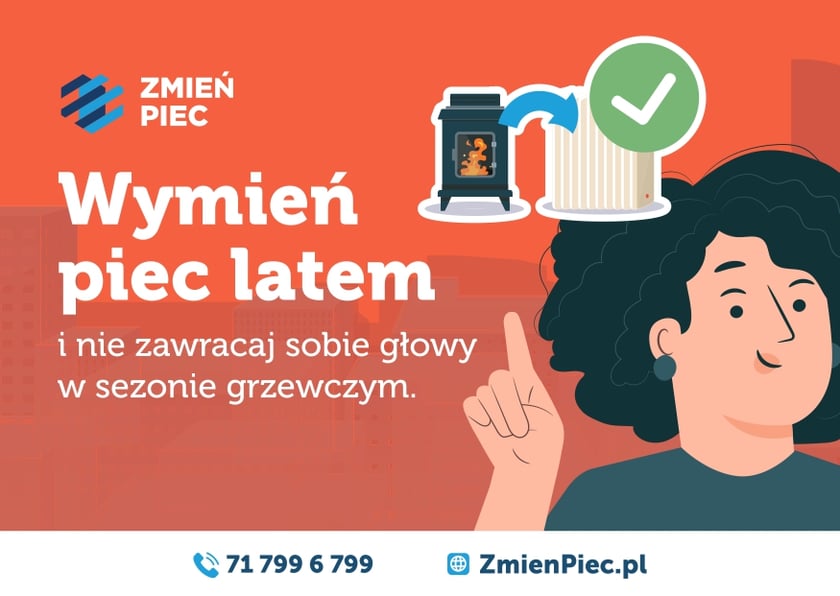 Powiększ obraz: Wymień piec latem i nie zawracaj sobie głowy w sezonie grzewczym