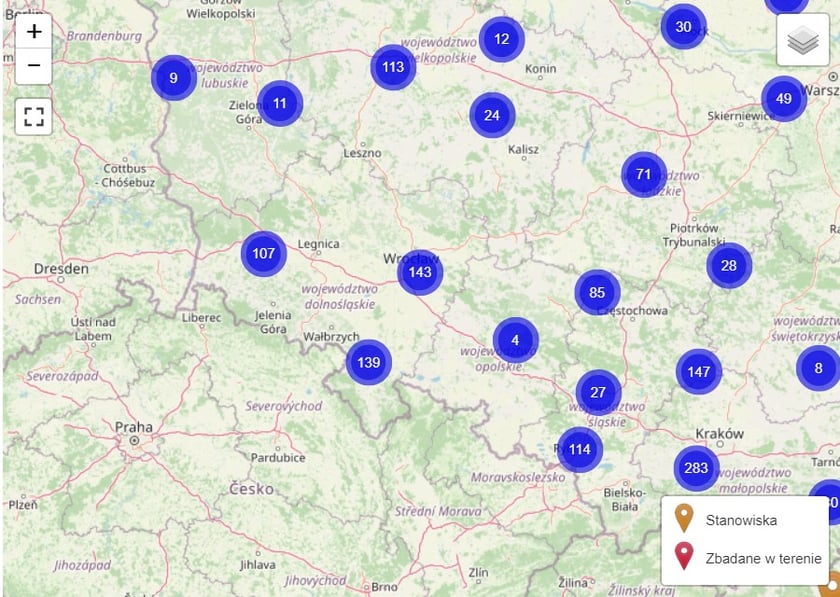 mapka ze strony barszcz.edu.pl