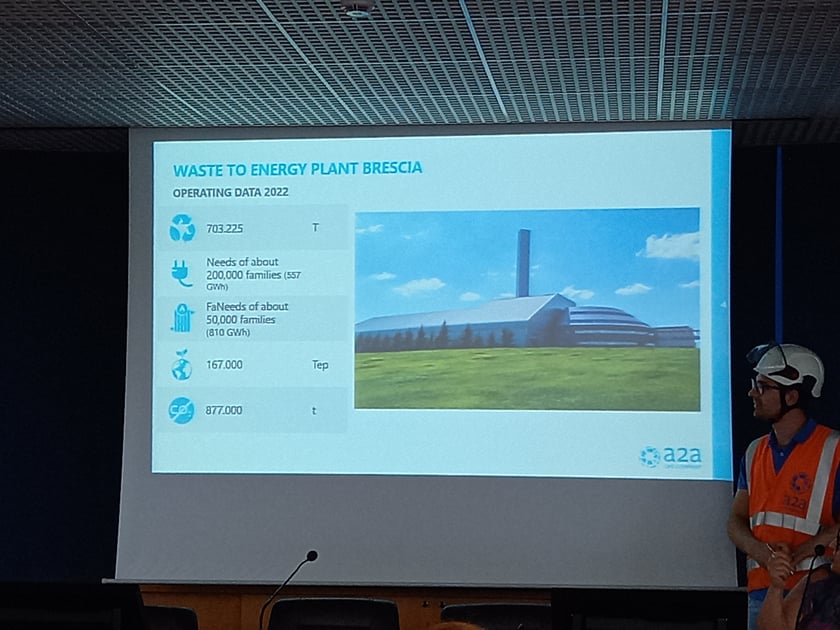 Projekt ?#Ecologic-study trails?, zakład przetwarzania odpadów A2A Life Company we włoskiej Bresci